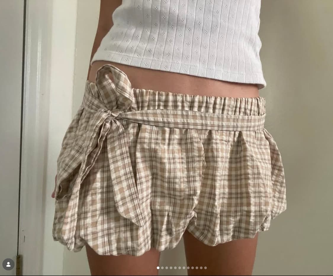 Blondita 블론디타 영국브랜드 체크 탑 & 버블 스커트 Set 상품이미지6