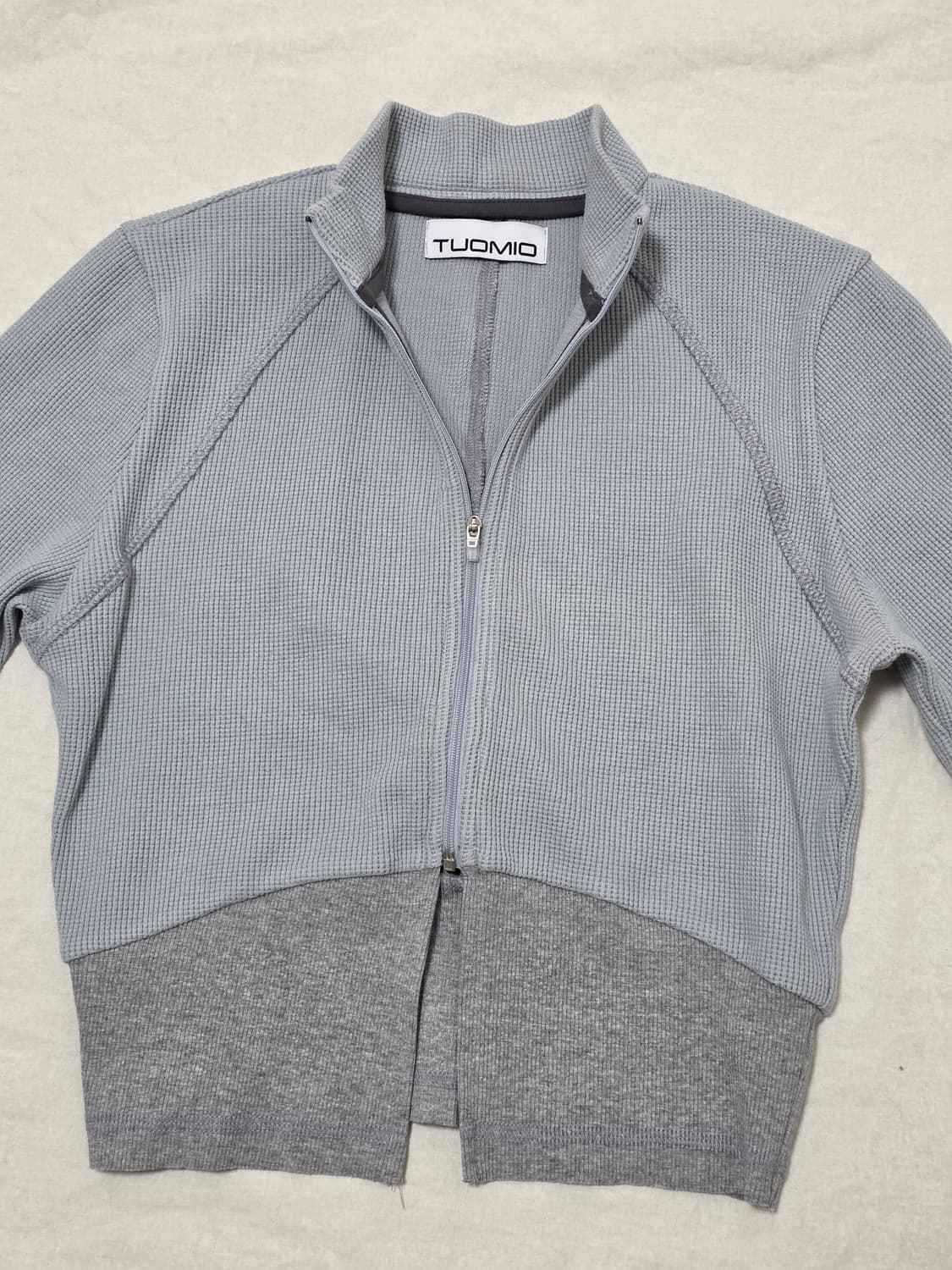 TUOMIO 뚜오미오 핸드워머 레이어드 집업 상품이미지2