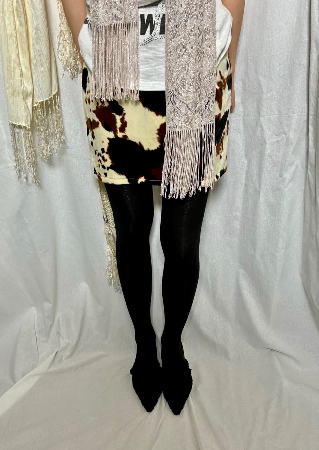 Animal-Print Mini Skirt 상품이미지3