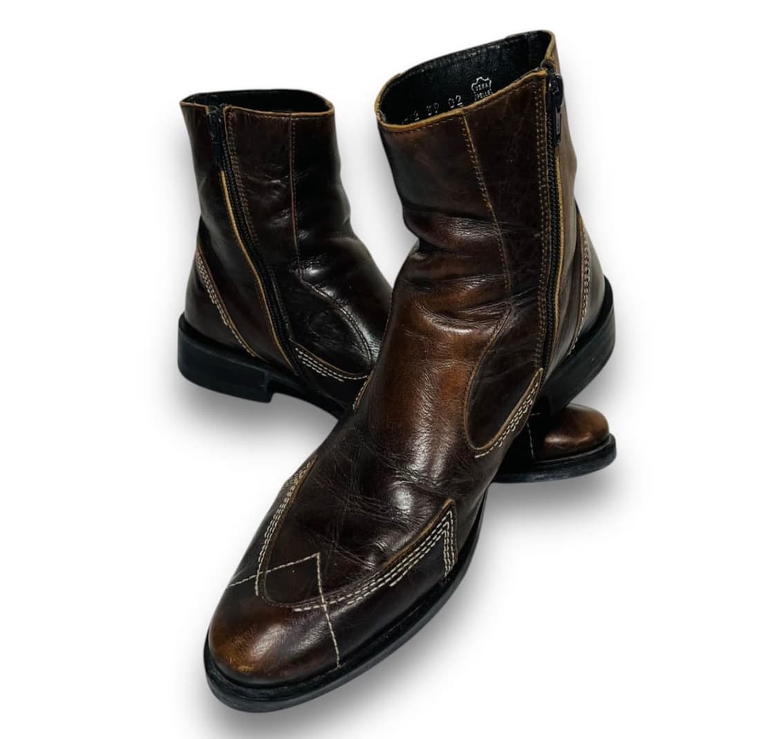 Roberto Vera pelle Western vintage boots 상품이미지3