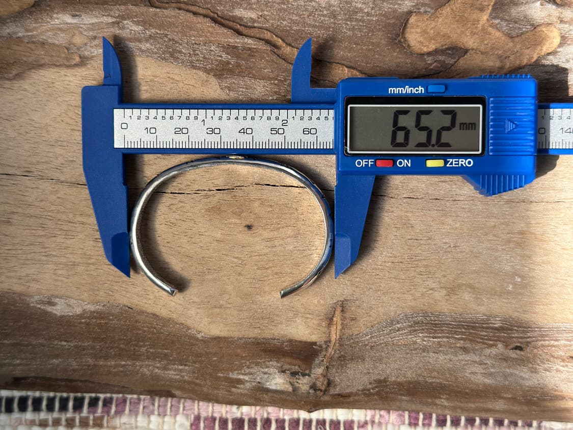 Harley Davidson 모티프 핸드메이드 실버 커프 상품이미지9