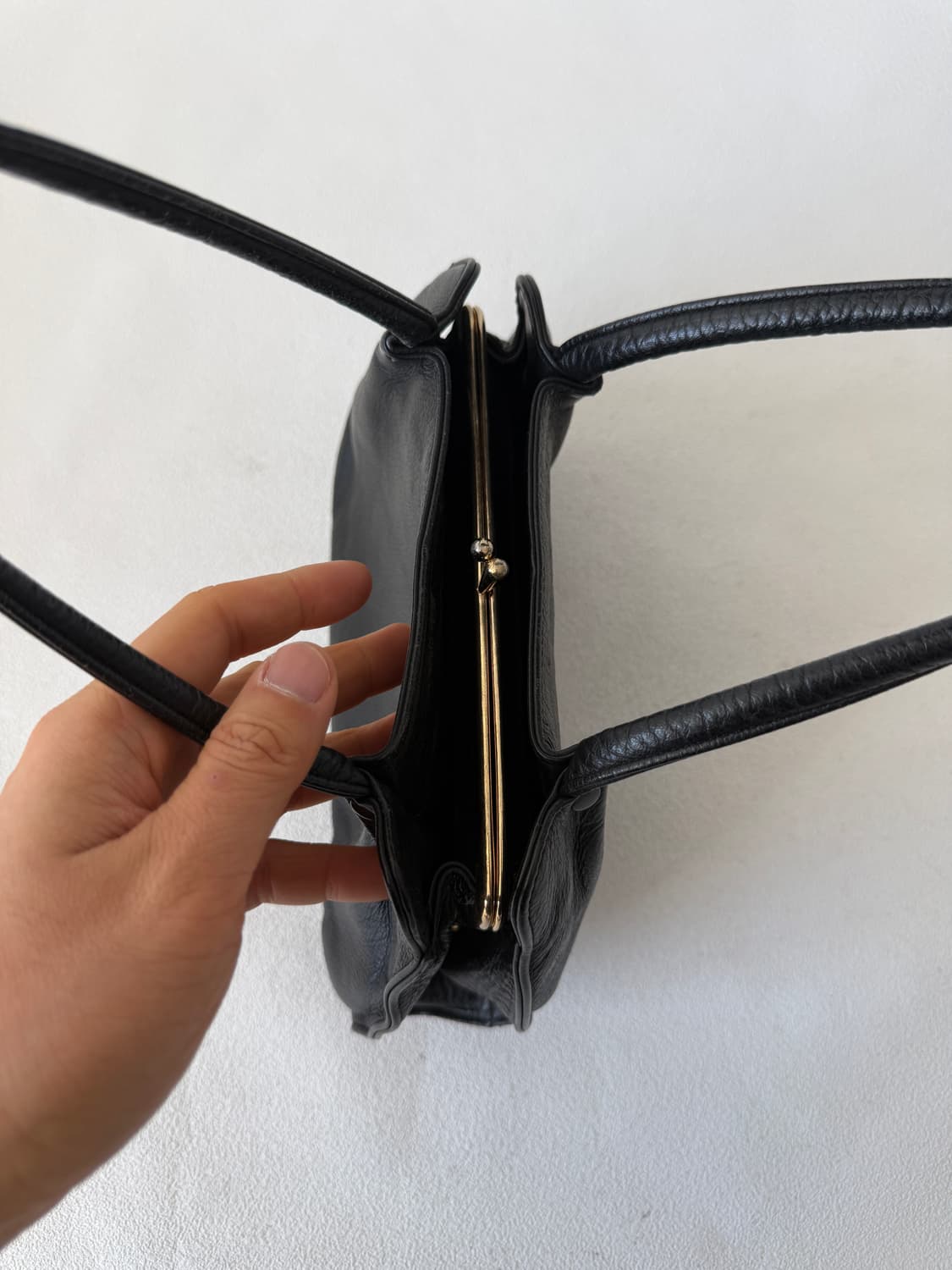 Pre owned 레더 프레임백 상품이미지6