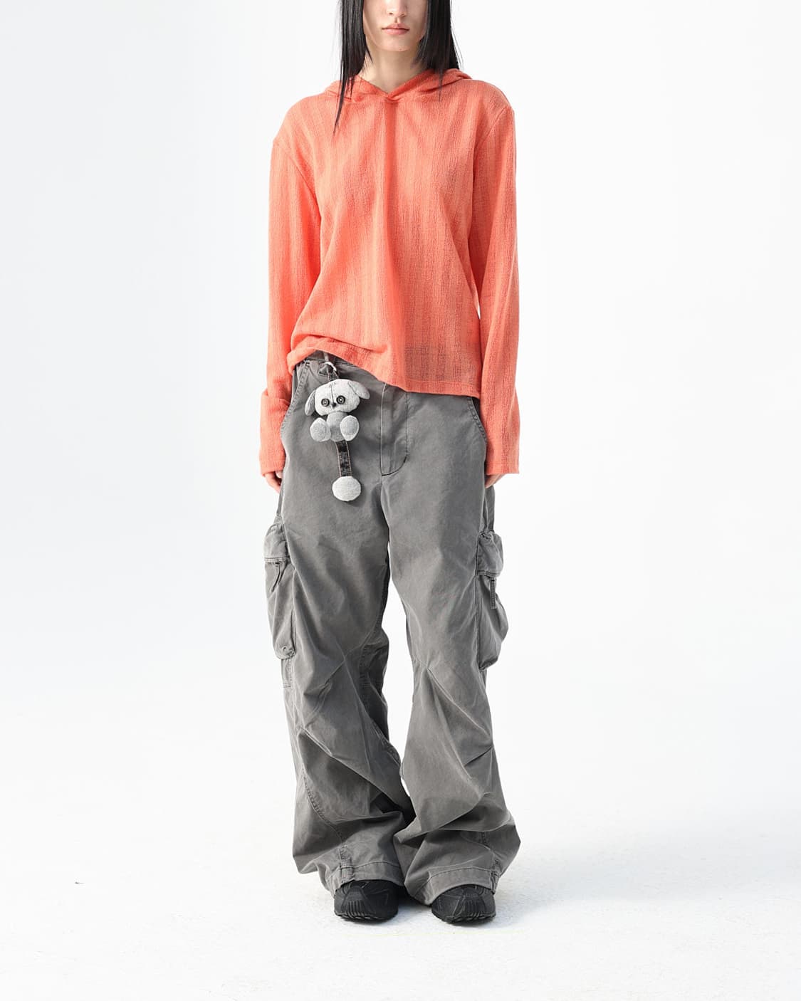 999휴머니티 어드벤처 다이드 카고 팬츠 그레이 브라운 2사이즈 상품이미지4