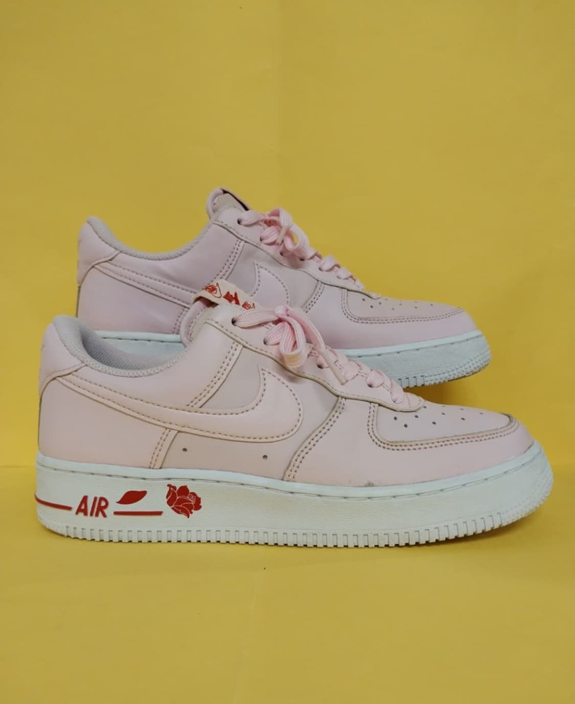 남성 나이키 에어포스1 07 LX 핑크로즈 운동화 (250) 상품이미지3