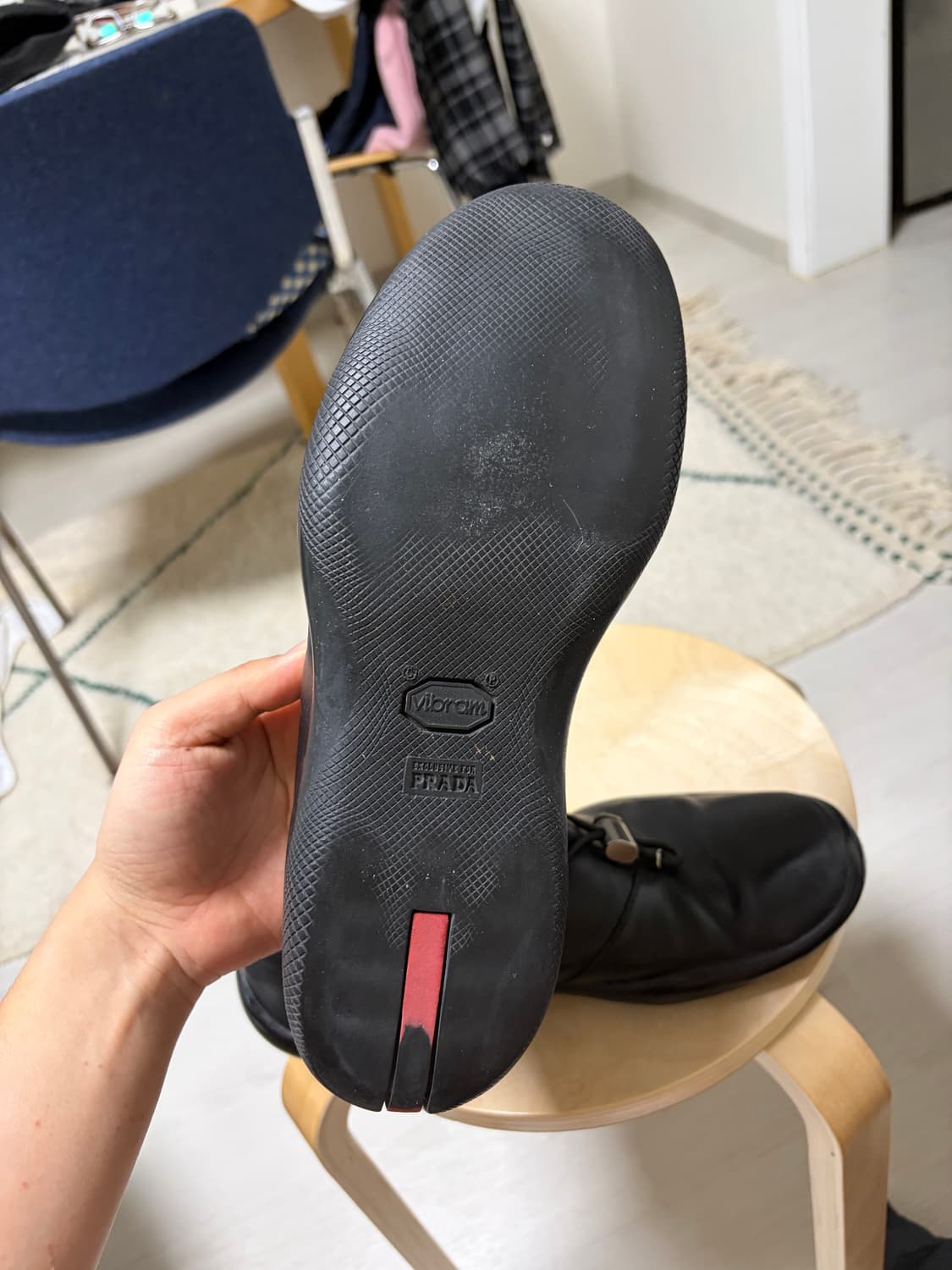 프라다 빈티지 스트링 로퍼 상품이미지7