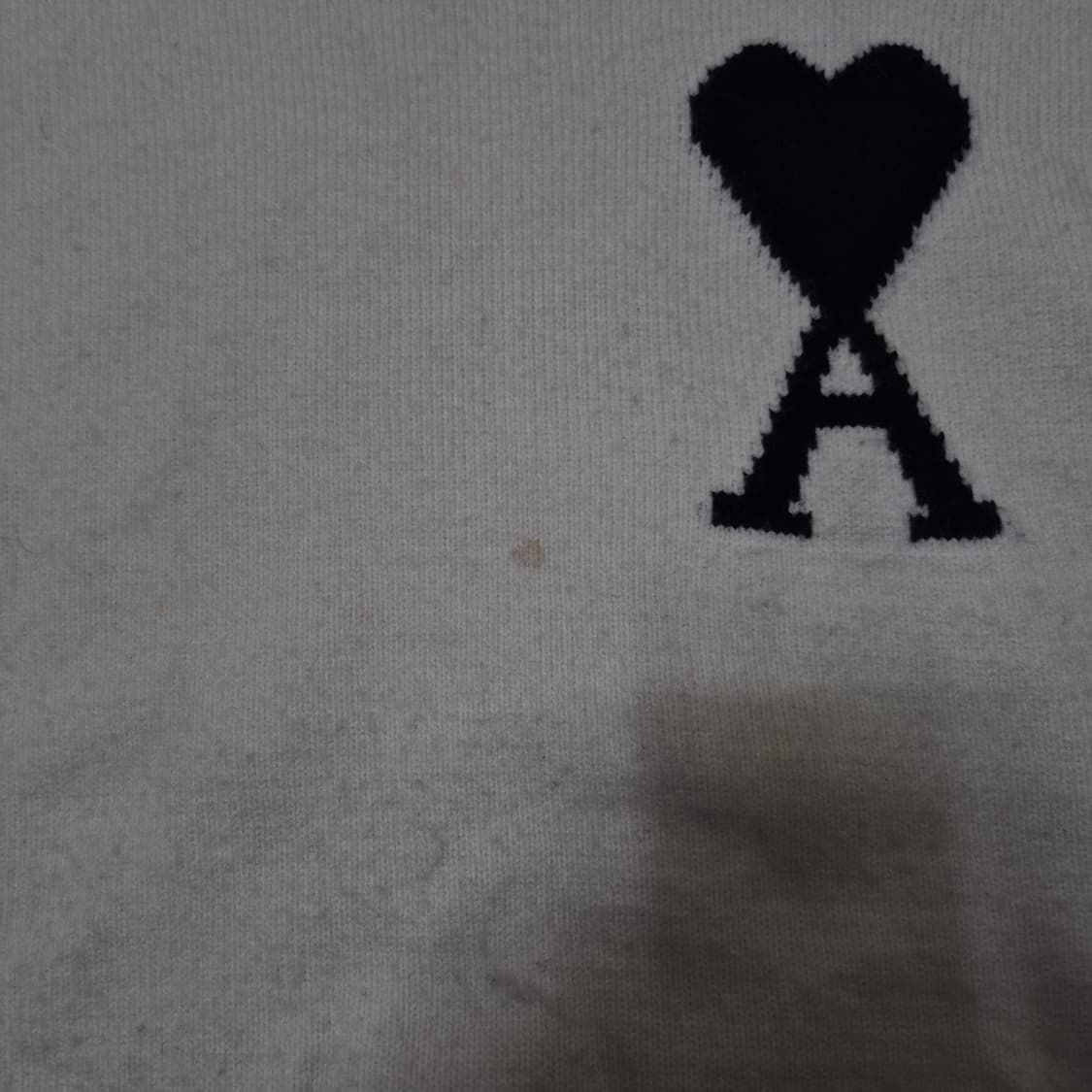 아미 빅하트 로고 터틀넥 목폴라 니트 L(100) 상품이미지4