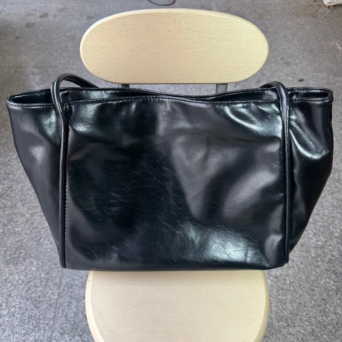 VTG JPN 페이크 레더 숄더백 상품이미지1