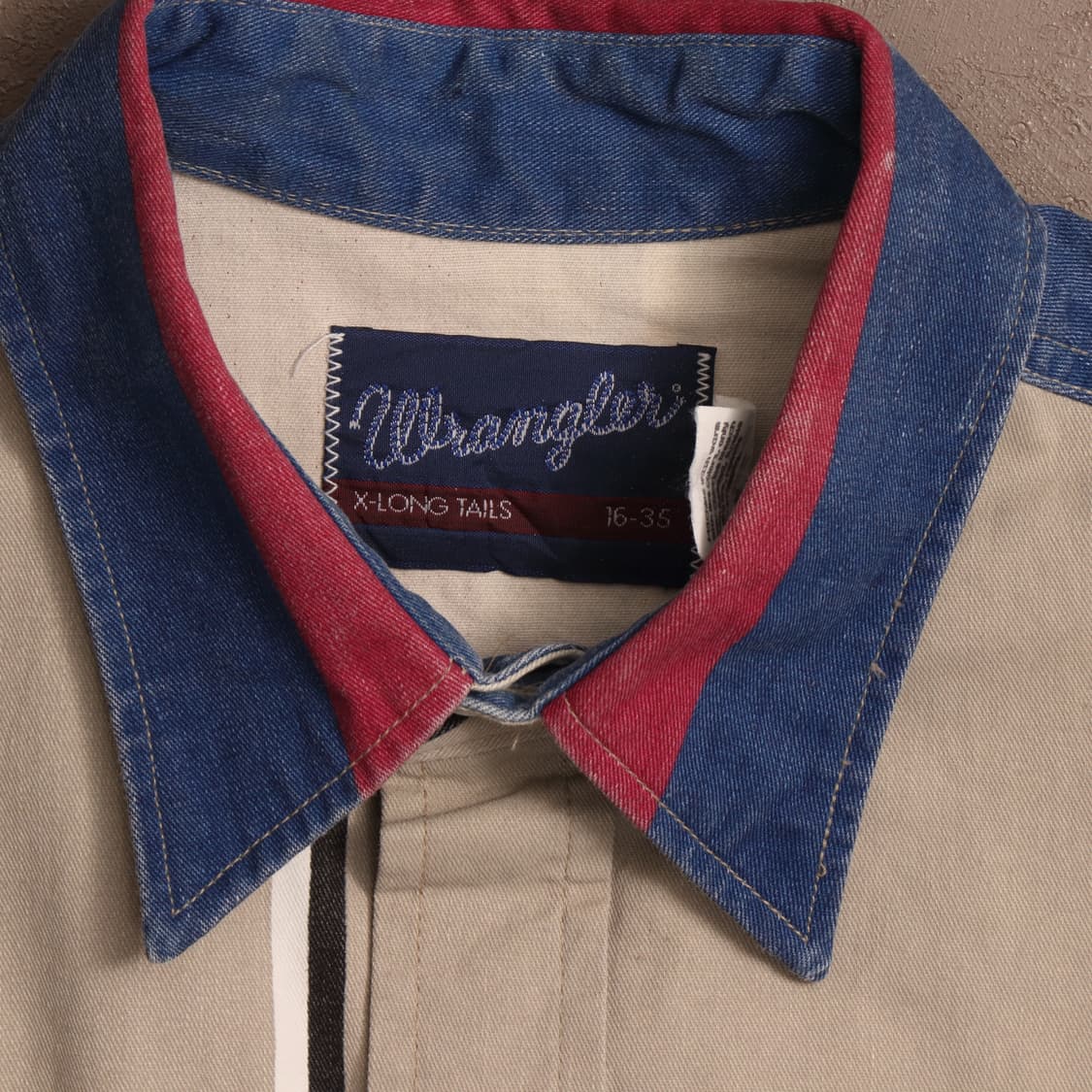 90's 랭글러 헤비코튼 웨스턴 셔츠 A1734 상품이미지3