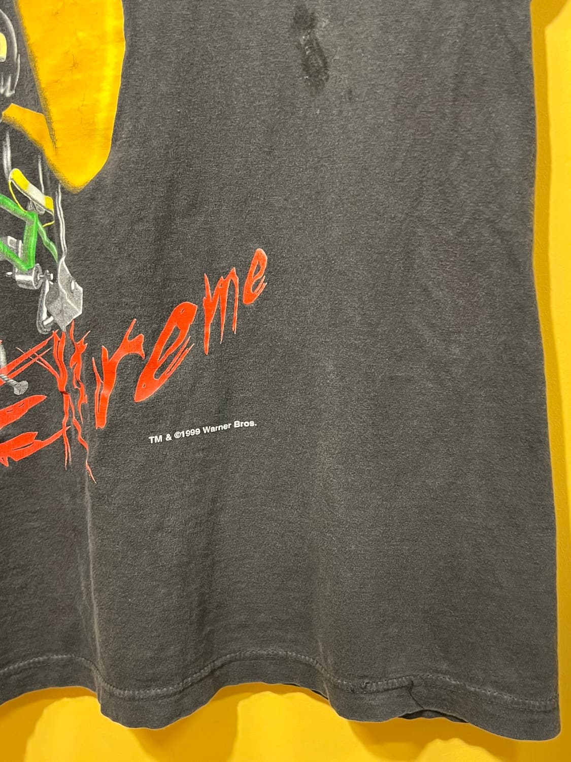 90's [XL] 워너브라더스 루니툰즈 대피덕 그래픽 빈티지 반팔티셔츠 상품이미지6