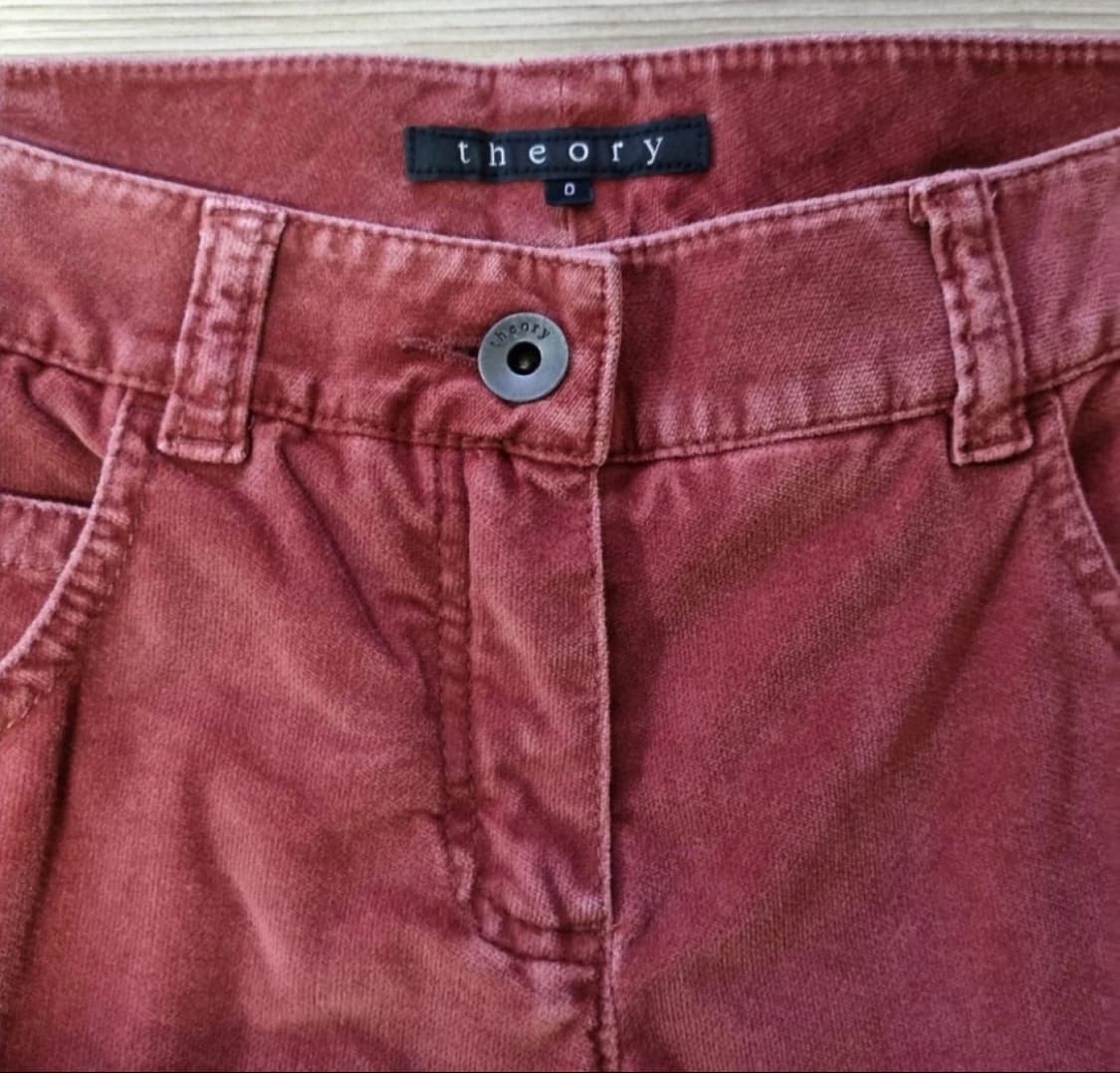 Theory 띠어리 여성 벨루어 벨벳바지 (0 size) 25 사이즈 상품이미지2