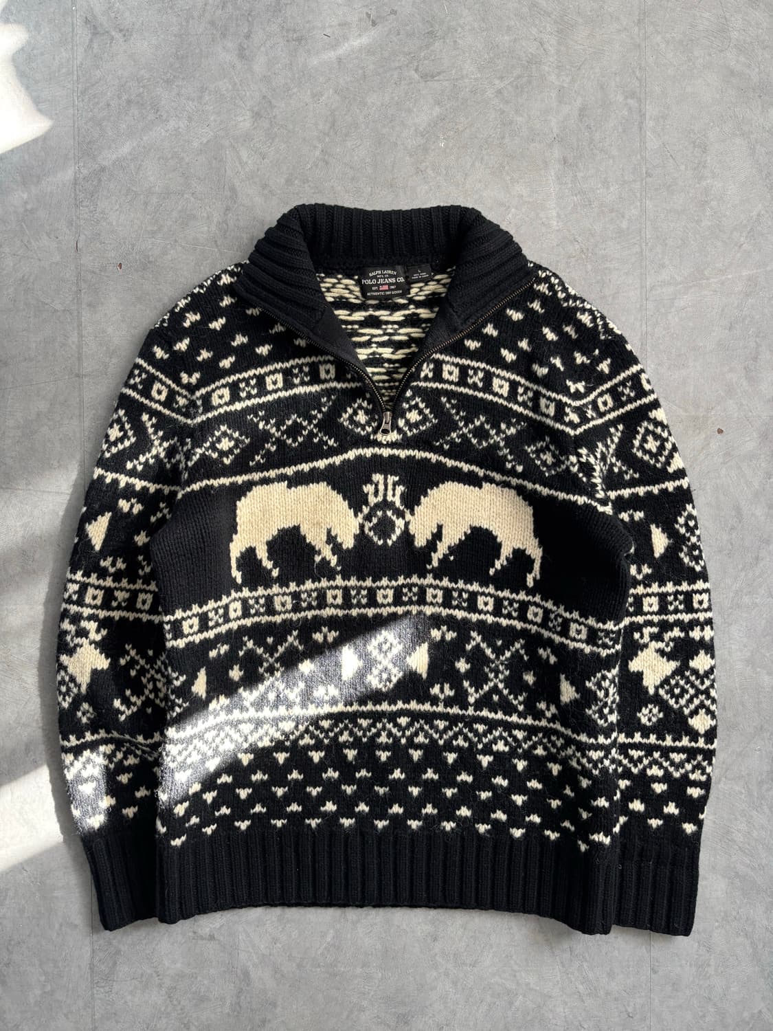 폴로 진스 헤비 울 노르딕 하프 집업 상품이미지4