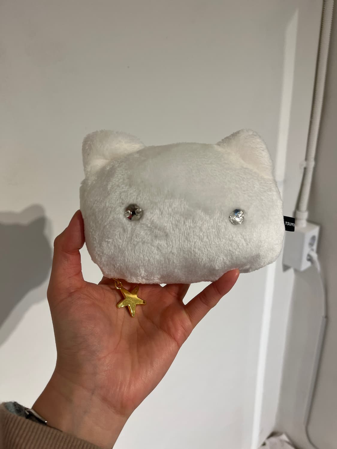 츠모리치사토 화이트 동전지갑 🐱 상품이미지2