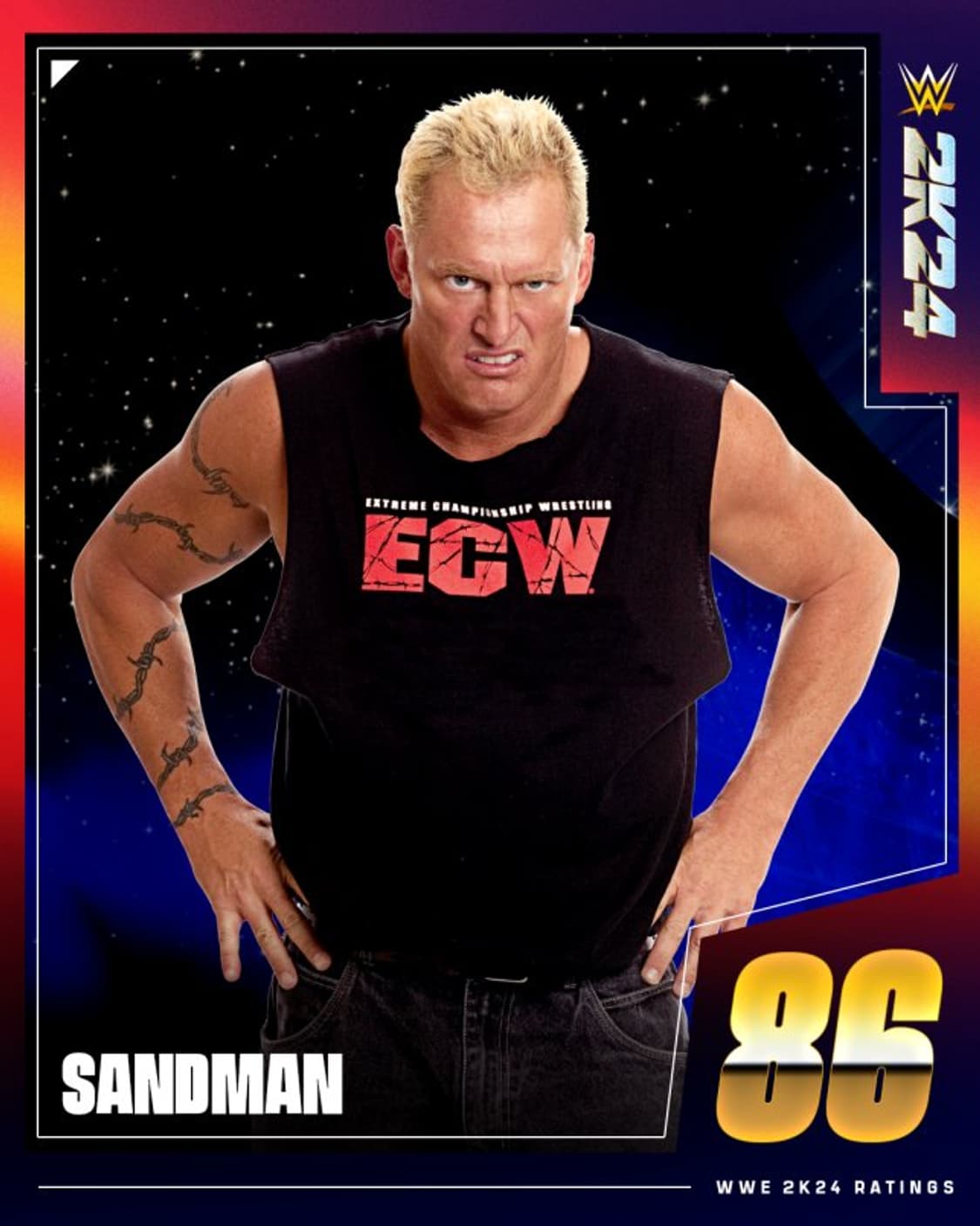 ECW 반팔티 L 상품이미지5