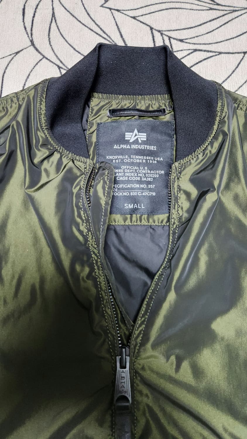 알파인더스트리 MAIRIDIUM 항공점퍼 다크그린 S 100사이즈 상품이미지2
