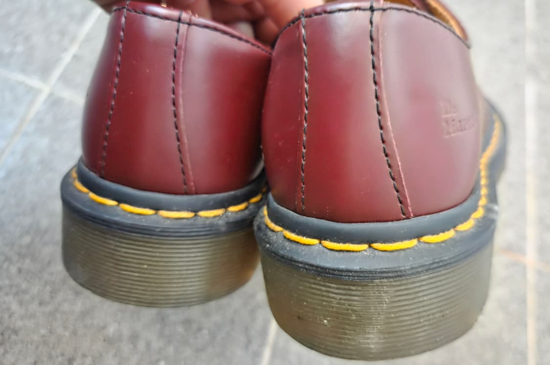 UK3 220 닥터마틴 3홀 1461 스무스 체리레드 상품이미지4