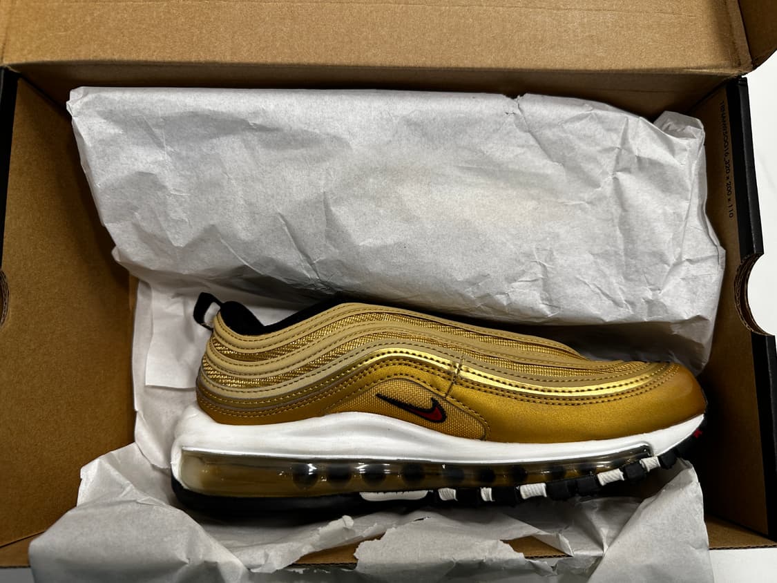 나이키 에어맥스 97 OG 메탈릭 골드 240 상품이미지1