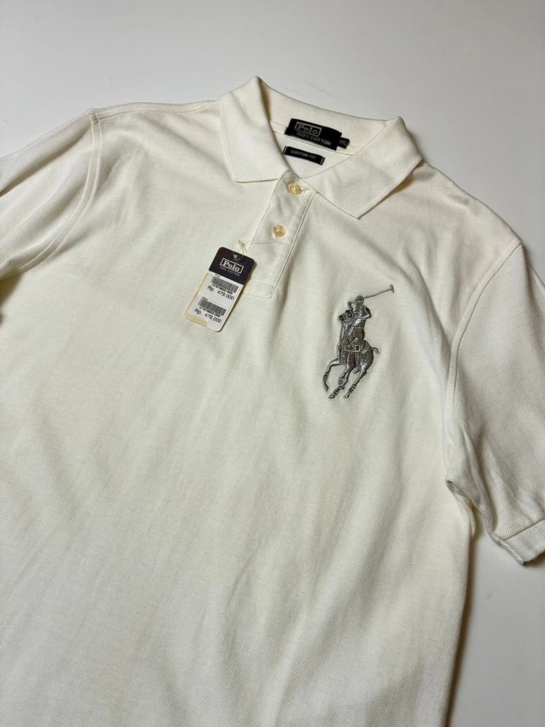 폴로 랄프로렌 00's 실버 포니 로고 카라 반팔 티셔츠 PN8560 상품이미지2