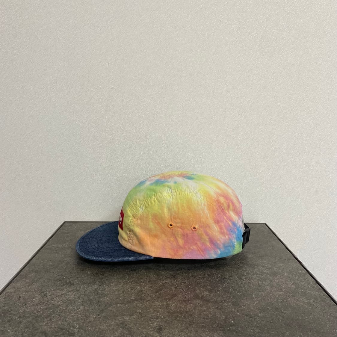 (OS) 슈프림 박스로고 캠프캡 모자 타이다이 데님 상품이미지2