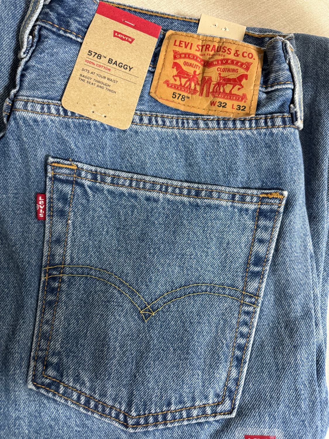 [새상품] 리바이스 578 baggy 상품이미지4