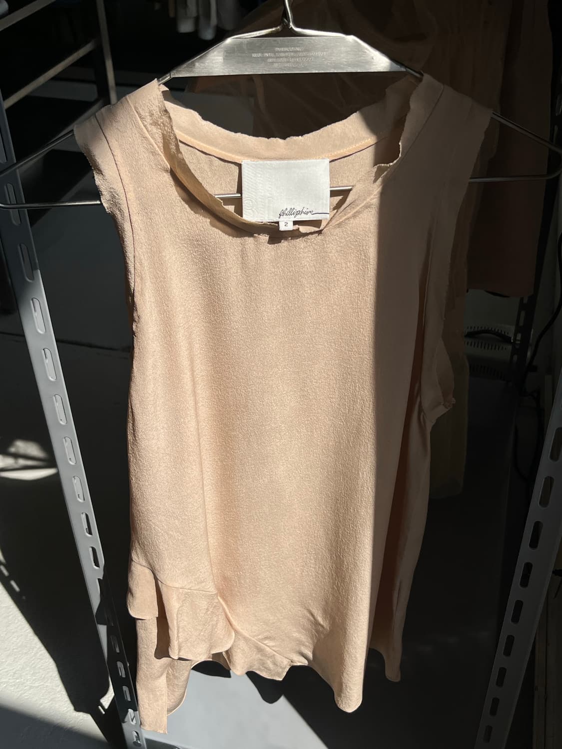 silk asymmetry sleeveless 상품이미지8