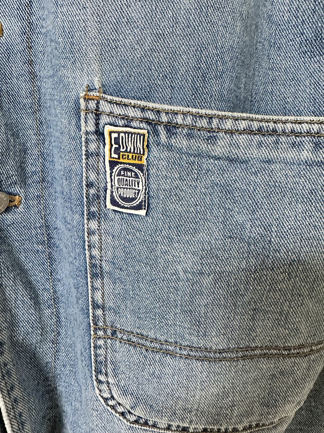 에드윈 코듀로이 칼라 데님 워크자켓 (100) 상품이미지4