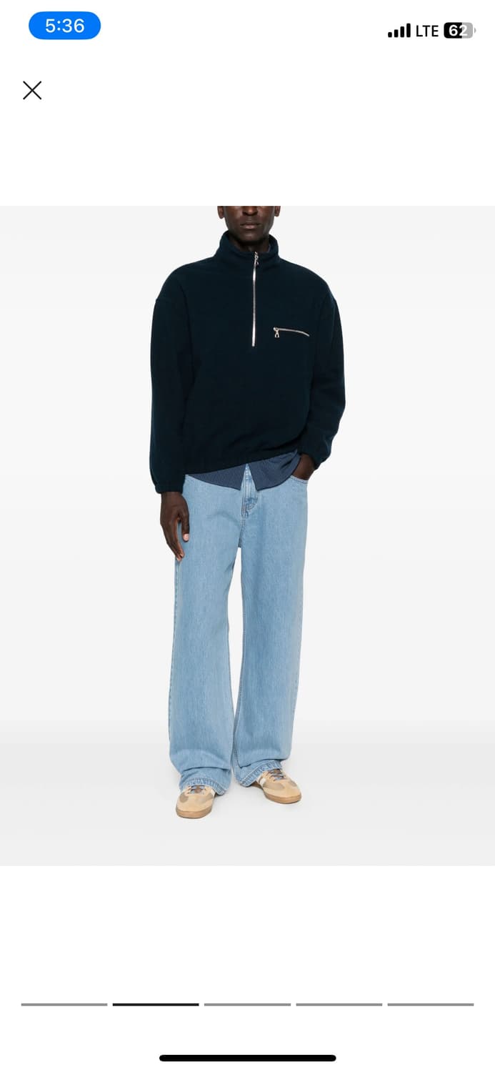 [L] Rier 플리스 다크블루 새상품 상품이미지1