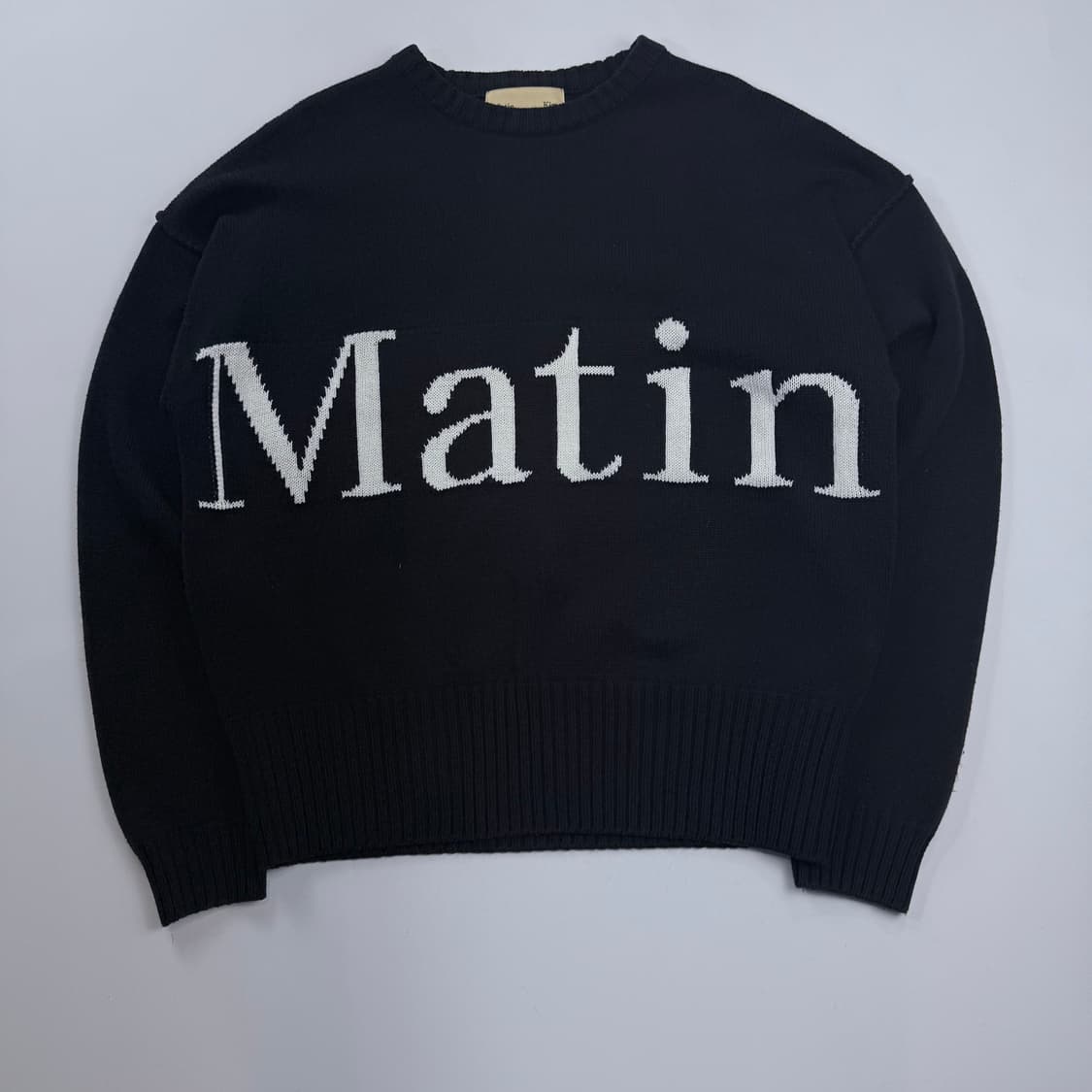 마뗑킴 빅로고 니트 상품이미지2