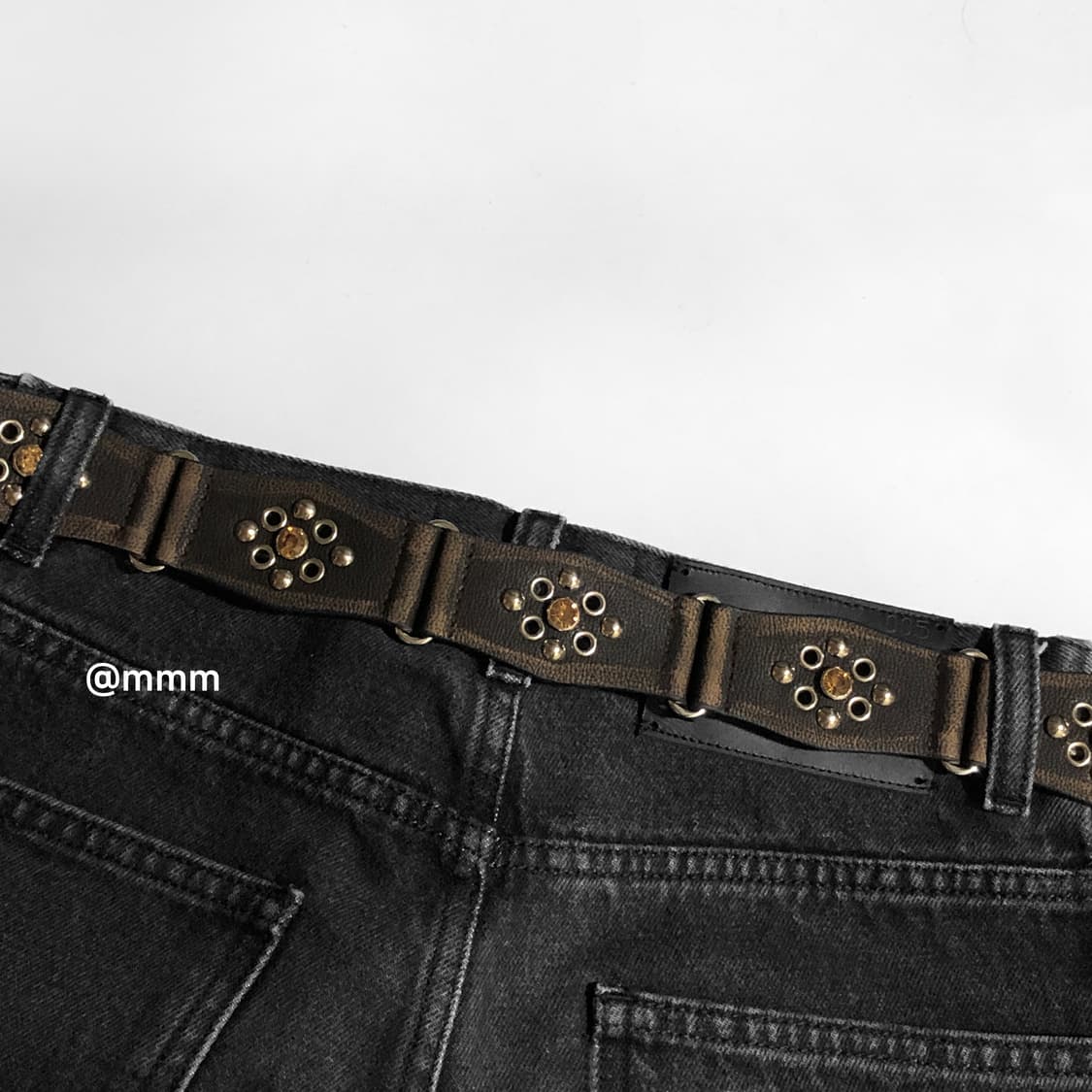 [Unisex] 잼스톤2 빈티지 웨스턴 벨트 상품이미지6