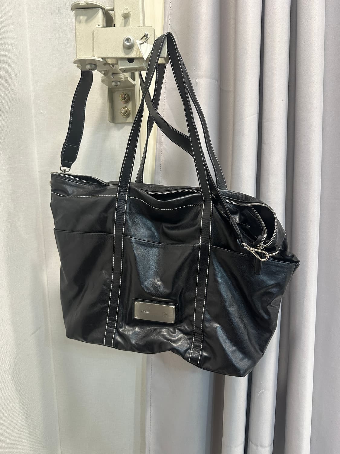 마뗑킴 레더 토트백 상품이미지1