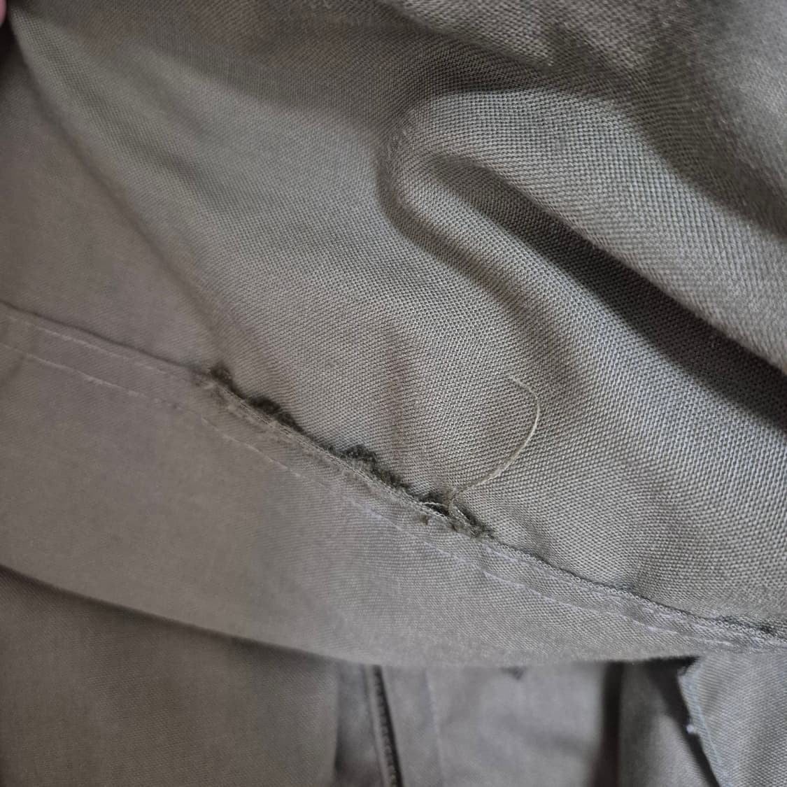 90's 미군 동계형 오리지널 CVC 탱커자켓 L/S (라지숏) 상품이미지5