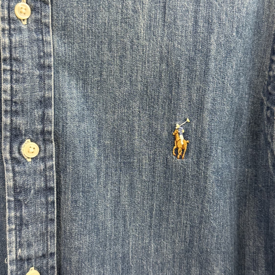 폴로 랄프로렌 데님 셔츠 L 상품이미지4