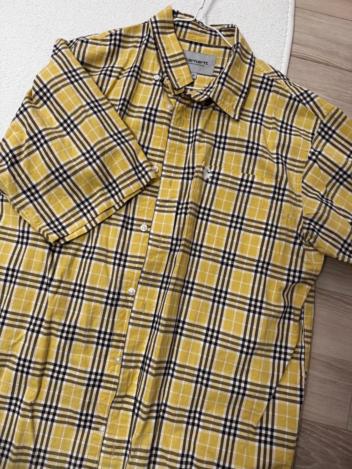 칼하트 니벤 체크 반팔 셔츠 상품이미지2