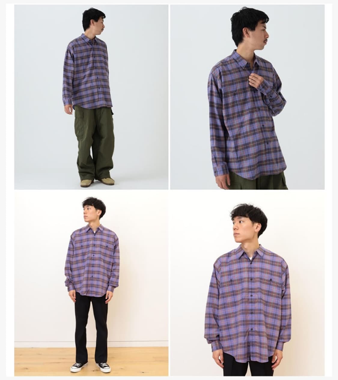 BEAMS - EASY FIT CHECK SHIRT 상품이미지3
