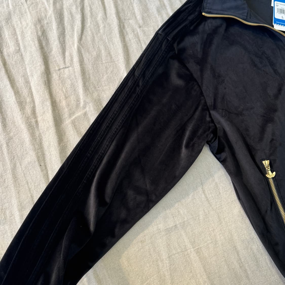 아디다스 벨루어 벨벳 트랙탑 져지 L 상품이미지4