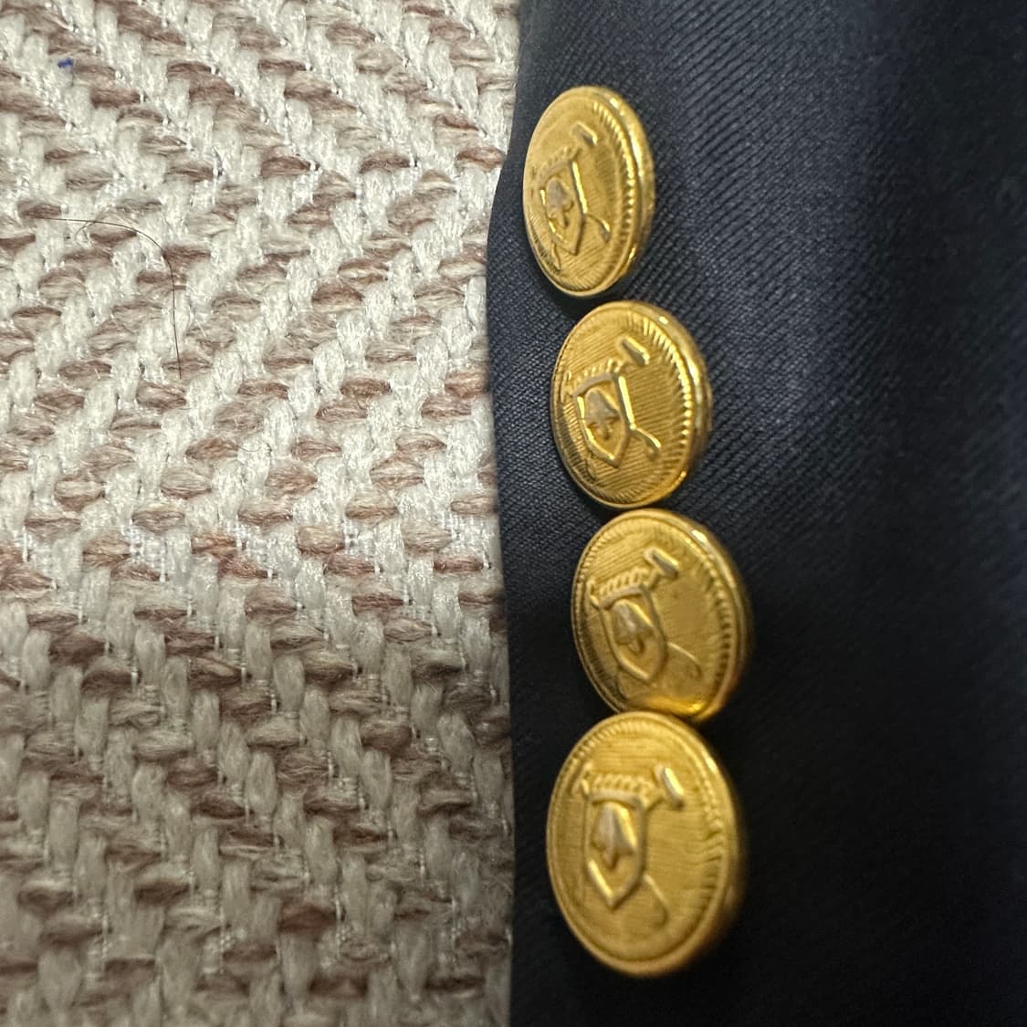 RALPH LAUREN gold button blazer jacket 상품이미지3