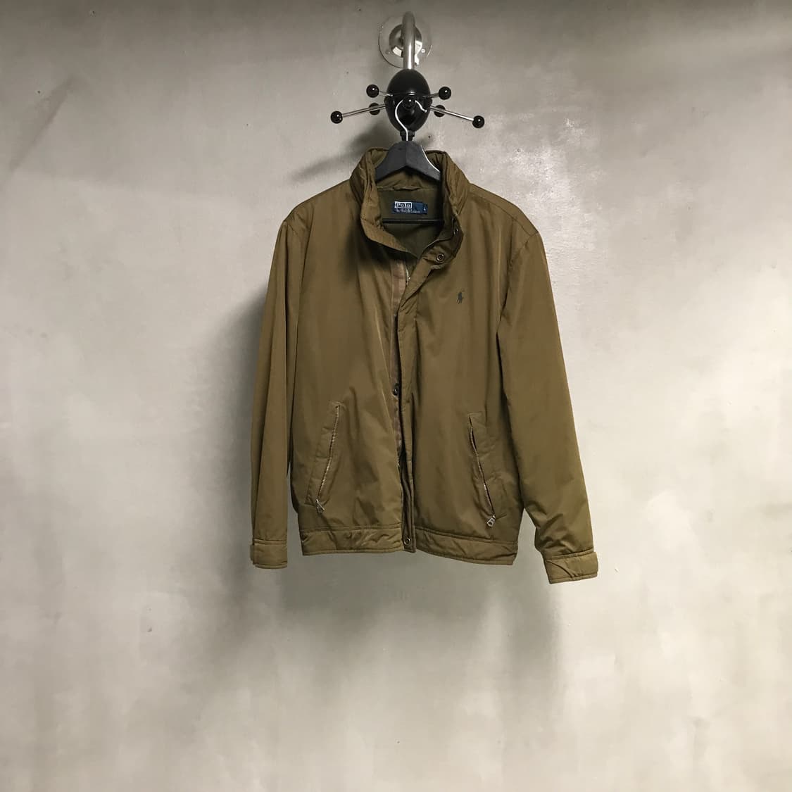 폴로 랄프로렌 기모 페리 자켓 카키 L 상품이미지1