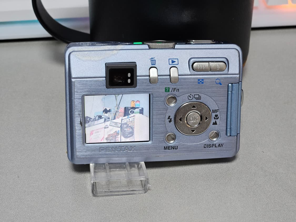 펜탁스 옵티오 s40 키키 디카 스카이블루 상품이미지4