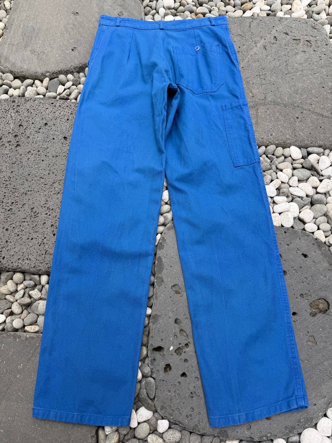 1990s WASHED BLUE FRENCH 빈티지 프렌치워크팬츠 상품이미지2