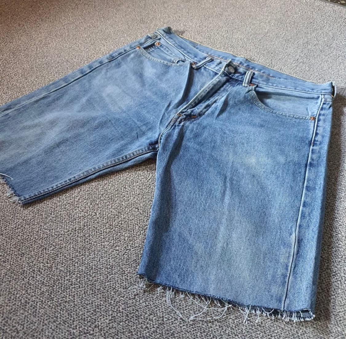리바이스 505 빈티지 데님 반바지 34 NO.47 상품이미지3