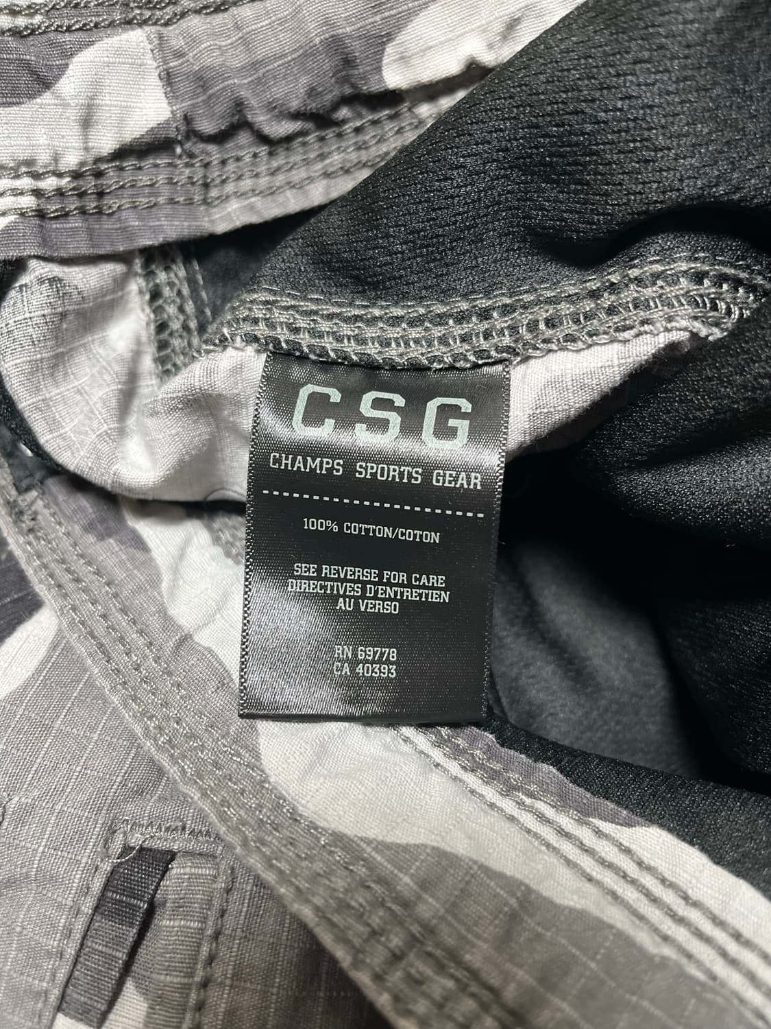 Csg 카모 패턴 반바지 34 상품이미지7