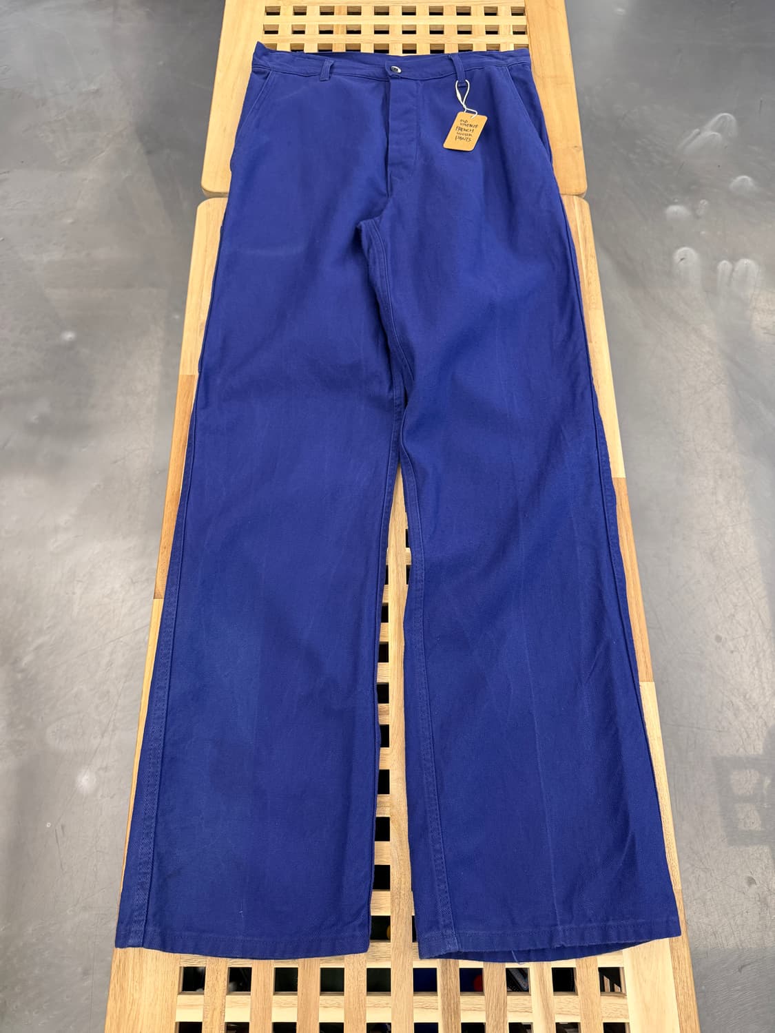 OLD VINTAGE WASHED NAVY FRENCH 프렌치워크팬츠 상품이미지1