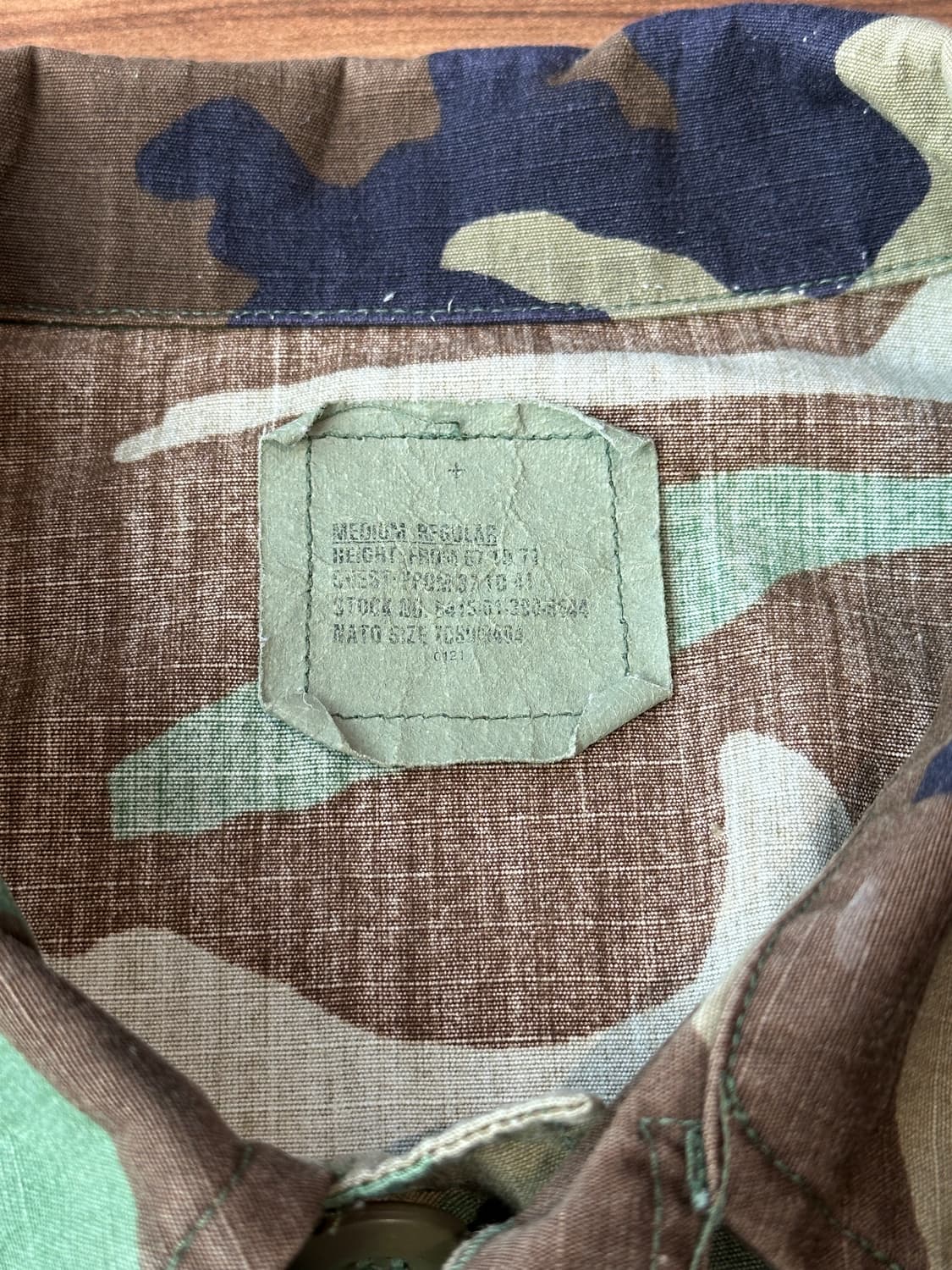 미군 우드랜드 BDU 자켓 M/R (100) 상품이미지6