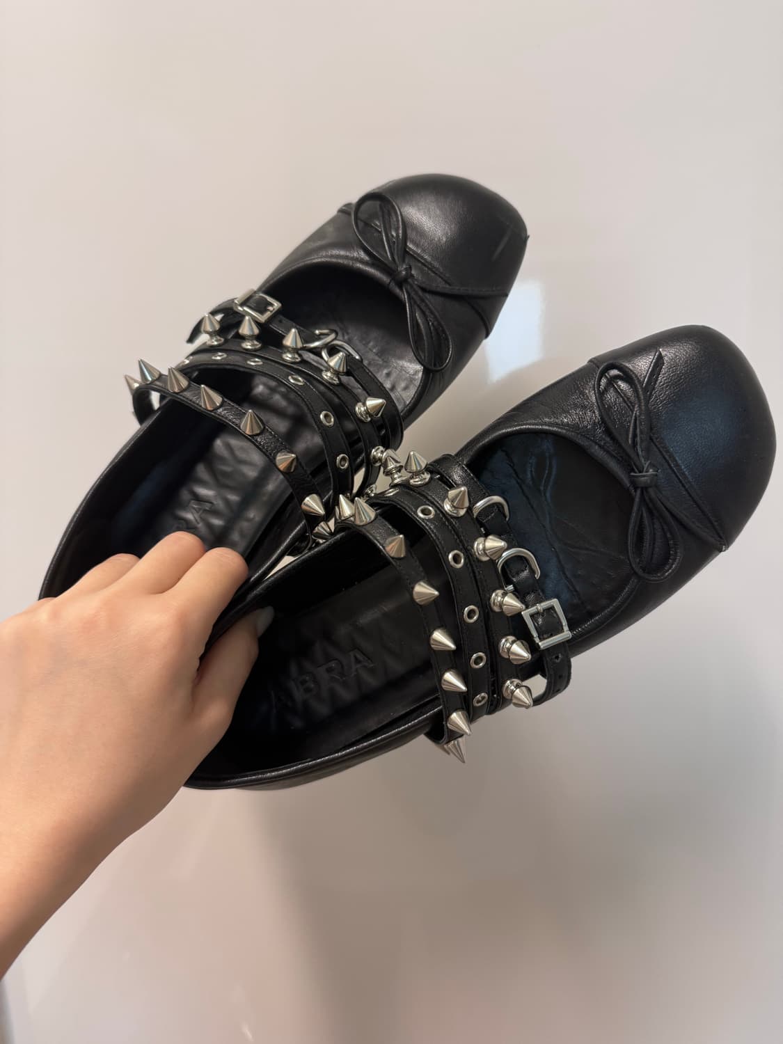 Abra 아브라 spike ballerina flats / size 37 상품이미지1