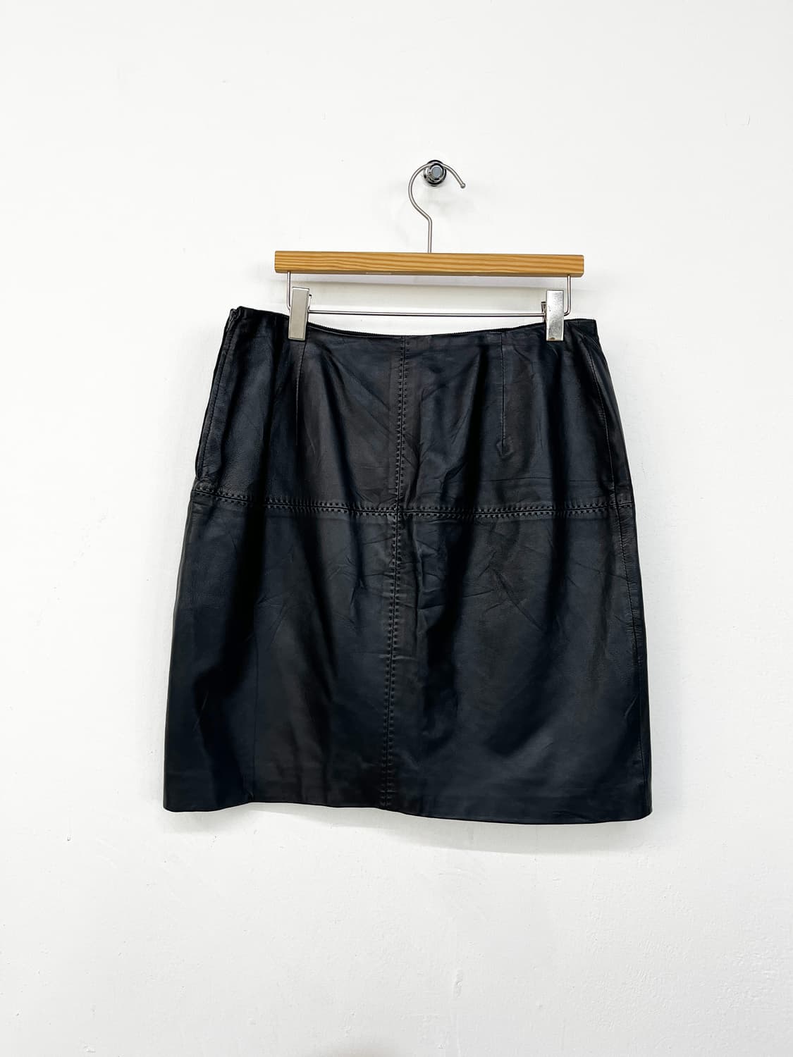 自由区 리얼 레더 스커트 상품이미지7