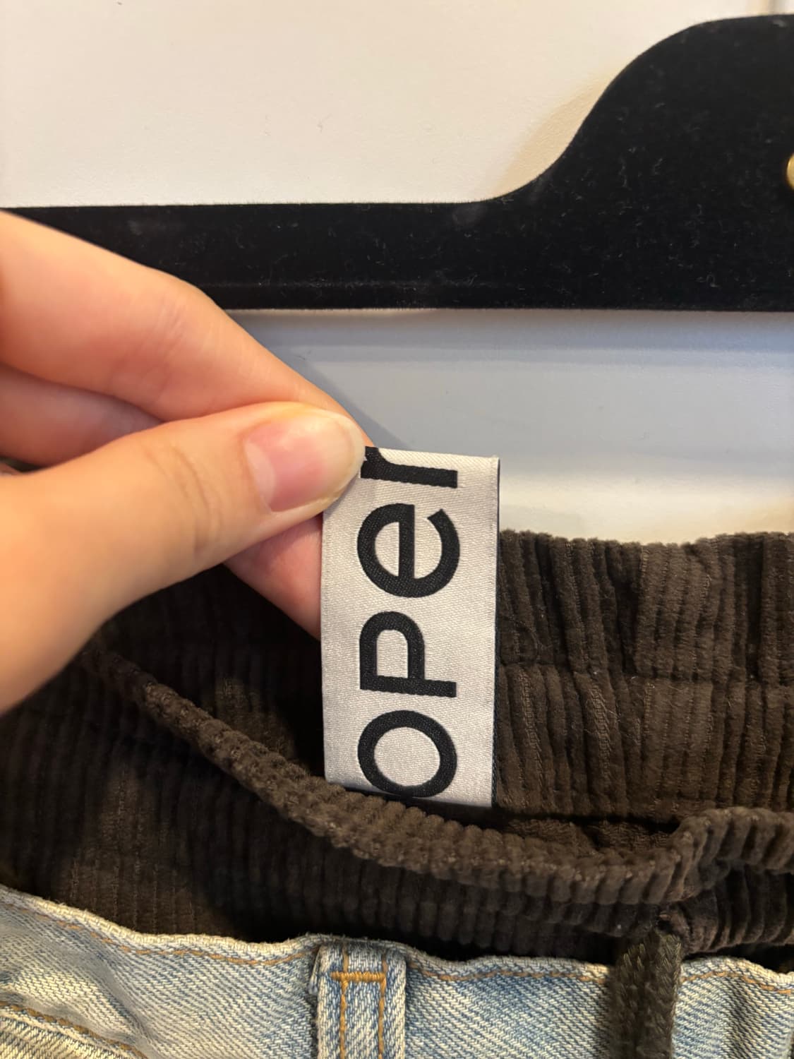 OPEN YY 듀얼 데님 코듀로이 팬츠 상품이미지8