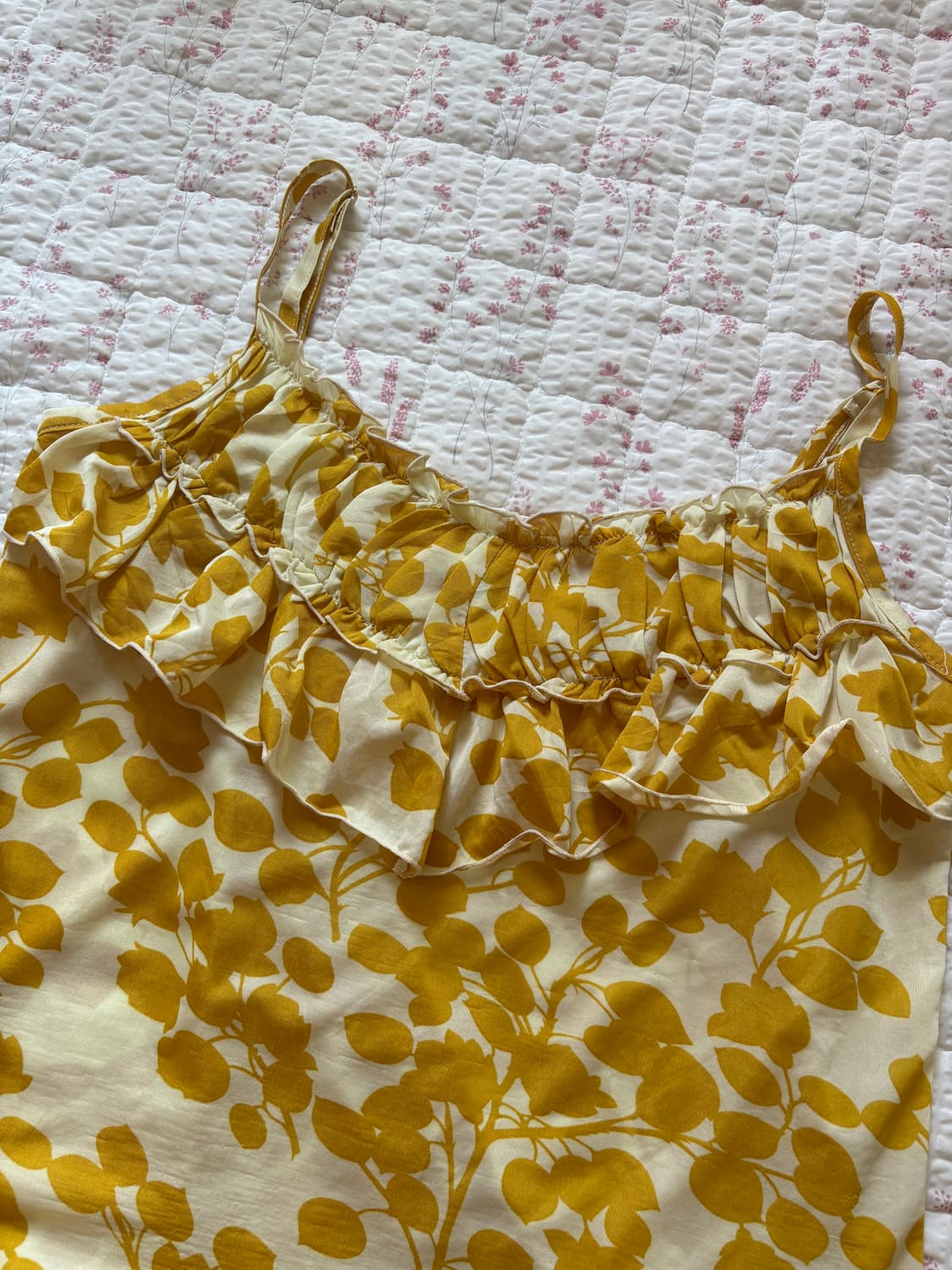 Yellow leaf sleeveless 상품이미지6