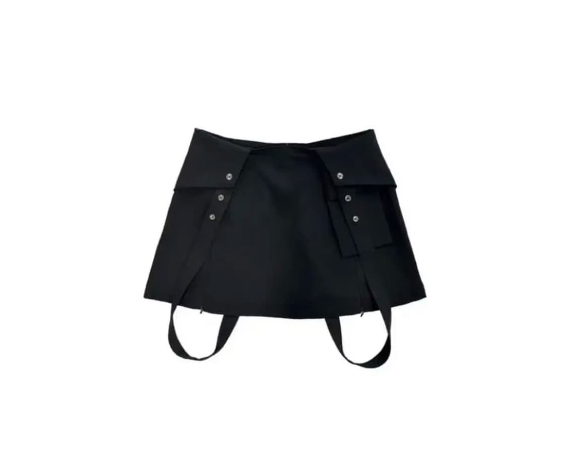 지초이 Jichoi braces mini skirt 1 상품이미지1