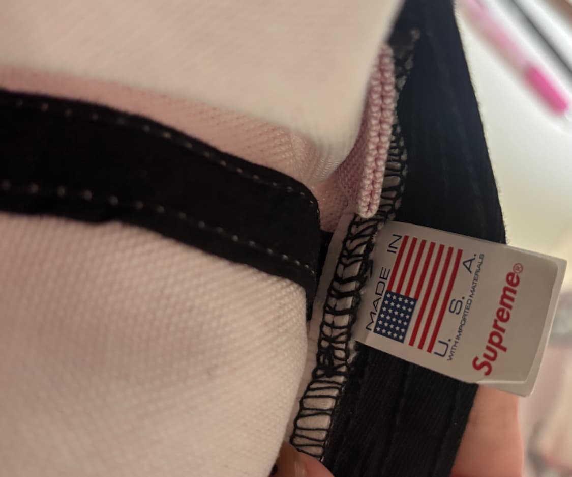 슈프림 s로고 볼캡 핑크 25fw 상품이미지3