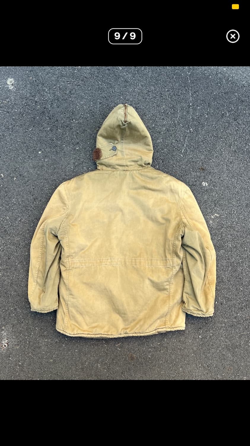 70s 선페이드 밀리터리 파카 상품이미지10