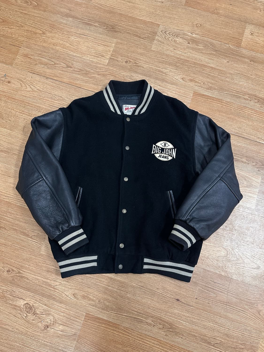 (100)빅존 베이스볼 소가죽 바시티 자켓 상품이미지1